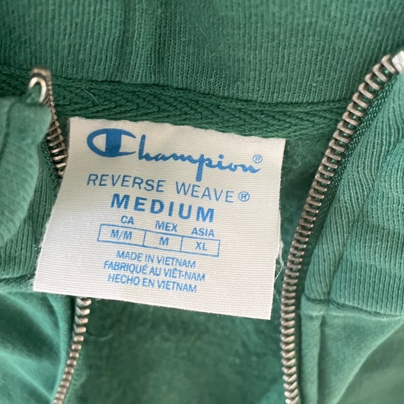 Champion UO Exclusive Quarter-Zip Mock Neck Sweatshirt sz medium baggy fit! - Picture 8 of 12